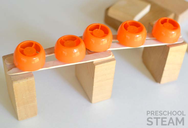 Preschool STEM for 5 Little Pumpkins