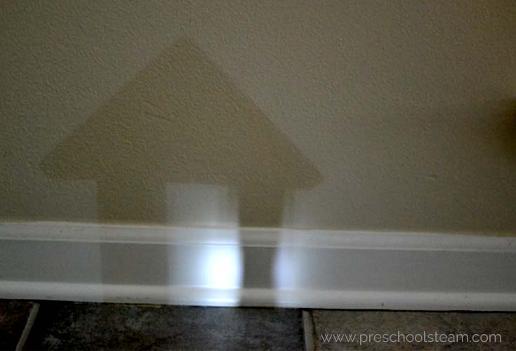 Spooky house shadow Halloween Preschool STEM Activities