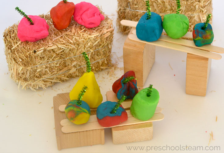 Spookley the Pumpkin Inspired Play Dough Pumpkin Patch