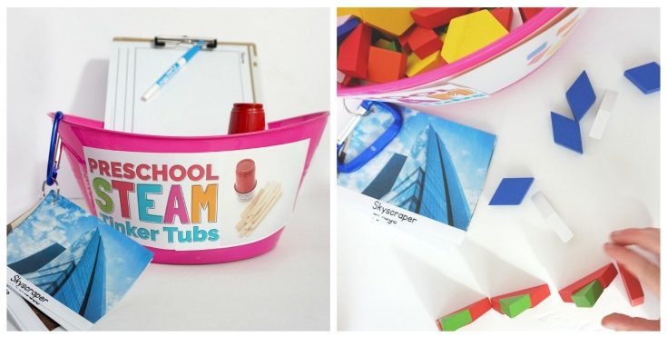 Preschool STEAM Tinker Tubs