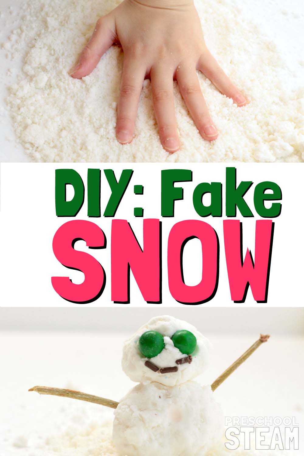 fakesnow pin text