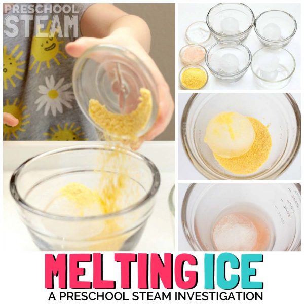 What Makes Ice Melt Fastest? STEM Activity for Preschoolers