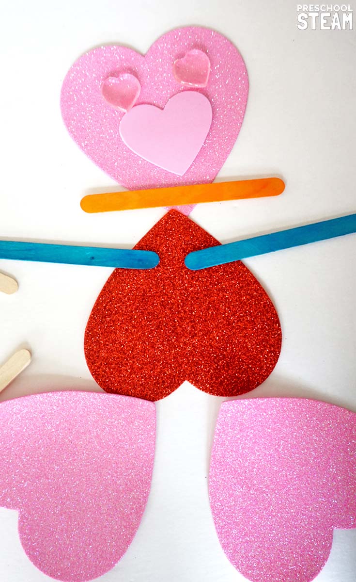 Valentine Tinker Tub: A Preschool STEM Activity