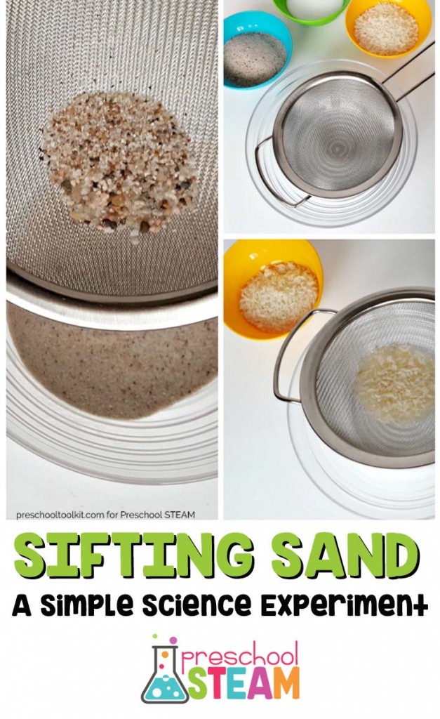 Sifting Sand Simple Science for Preschoolers