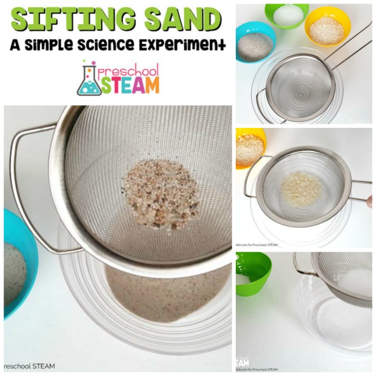 Sifting Sand Simple Science for Preschoolers