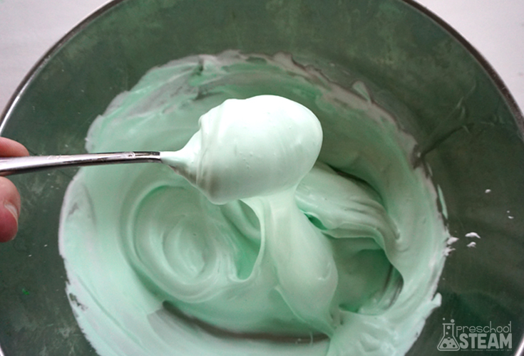 fluffy green slime mix 2