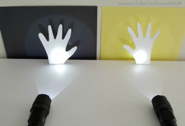 shadow experiment for preschoolers