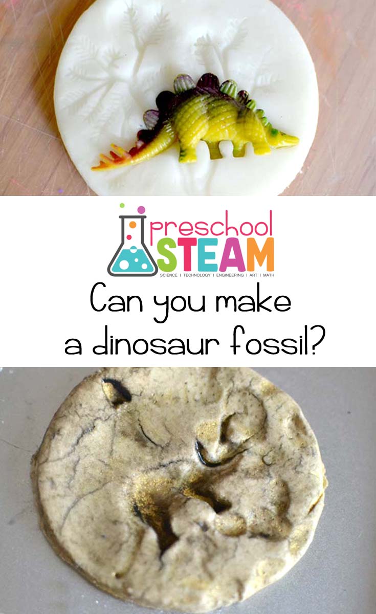 Make Your Own Dinosaur Fossil for Preschoolers