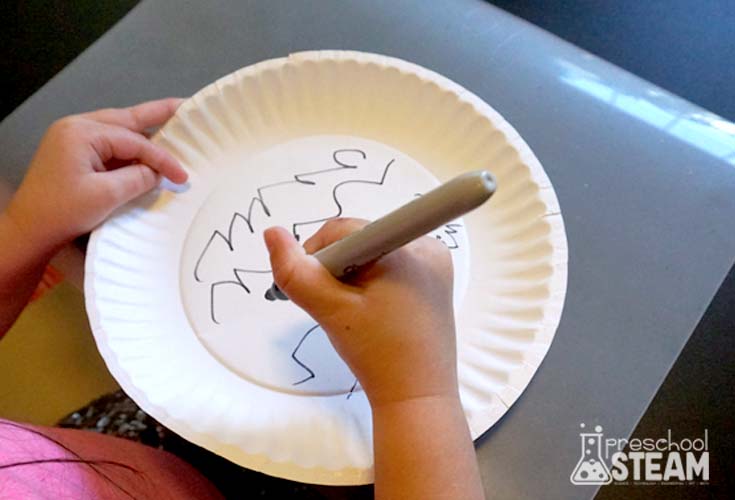 Paper plate STEAM activity 