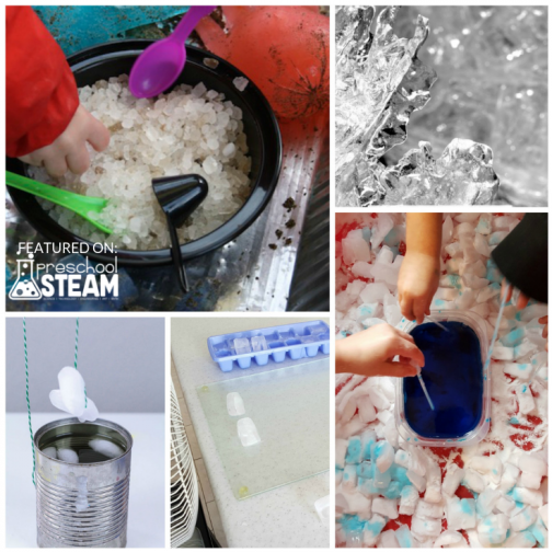 Amazing Ice STEAM Activities for Preschoolers