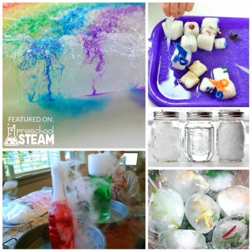 Amazing Ice STEAM Activities for Preschoolers