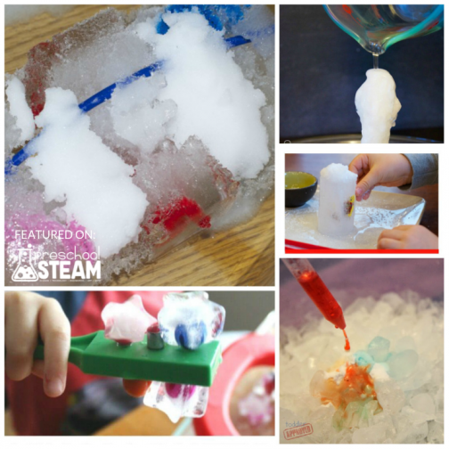 Amazing Ice STEAM Activities for Preschoolers