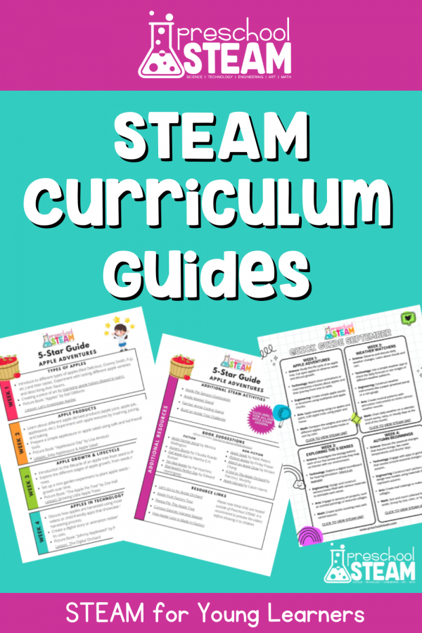 Preschool STEAM STEAM Activities For Preschoolers   PreschoolSTEAMCurriculumGuidesPin 600x900 